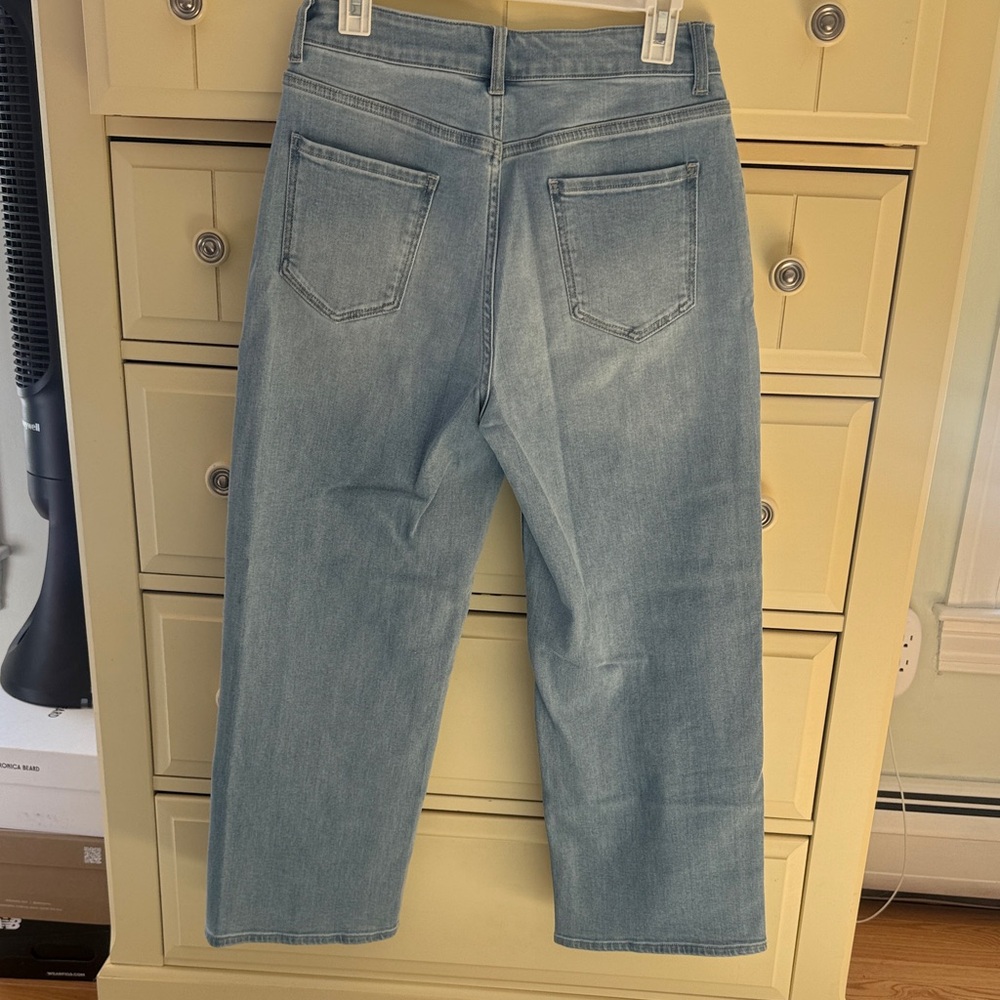 Quince Light Blue Women's Ankle Jeans - Picture 3 of 4